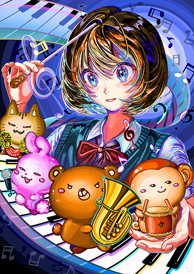 芸術文化祭典　第39回記念大会イメージイラスト